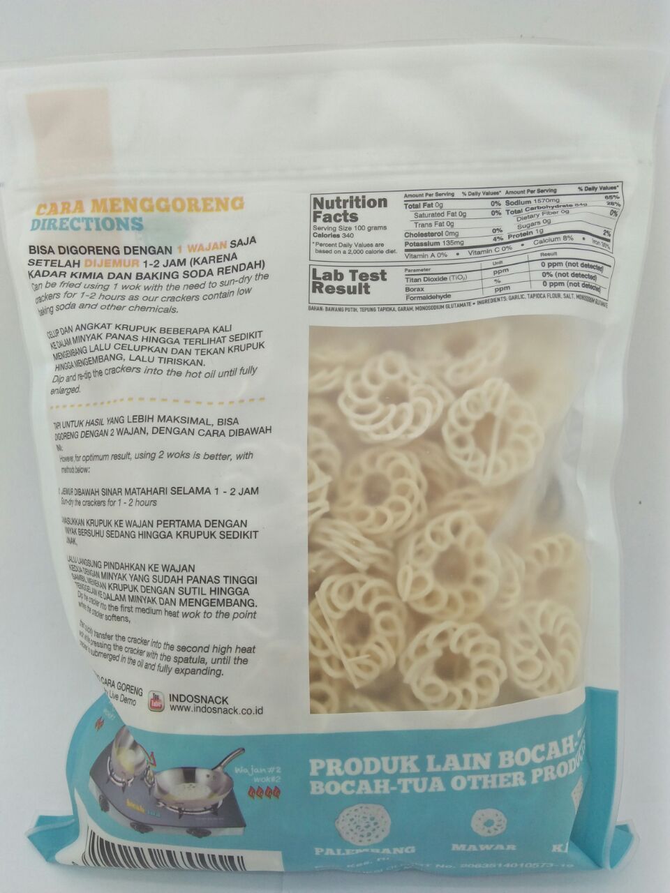 Kerupuk Mawar Bocah Tua 500 gram