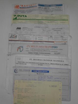 Slip Pengiriman ke Sumatra - Kalimantan - Makasar