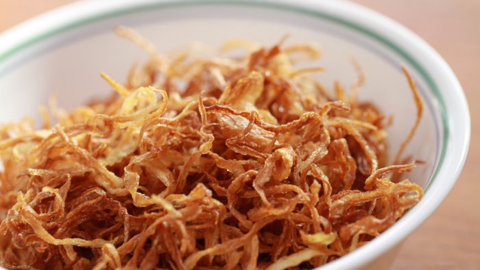 Resep Membuat Bawang Goreng Gurih